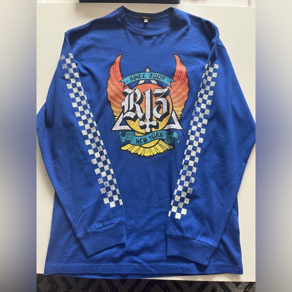 NWOT AUTHENTIC R13 Skate long sleeves logo tee - Picture 3 of 4